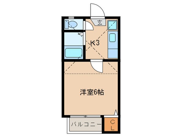 ロフト栄生の物件間取画像